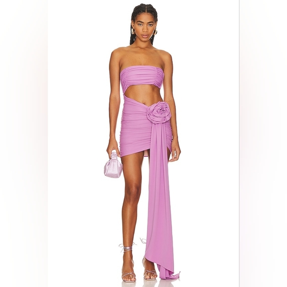 S-1. BAHIA MARIA MIA MINI DRESS IN ORCHID PURPLE - Picture 1 of 11